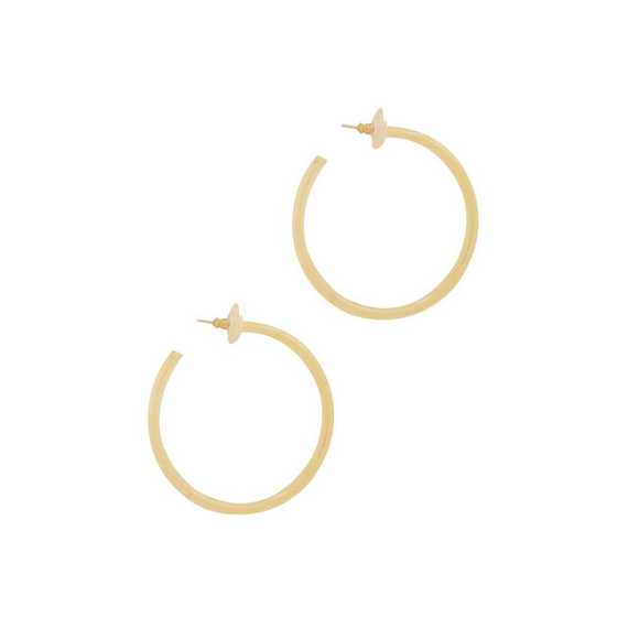 Trendy Fashion 2 Inch Open Hoop Earring - Picture 2 of 7